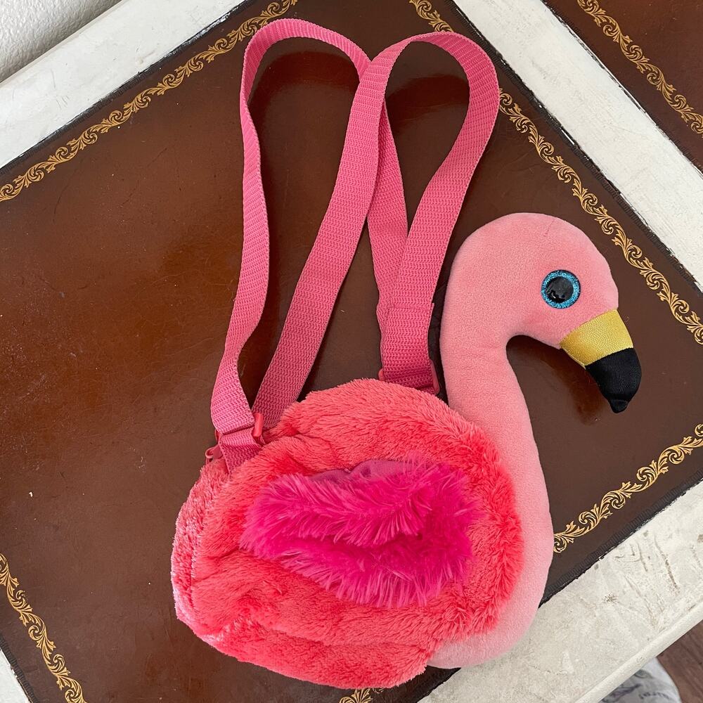 TY Gilda The Flamingo Plush Purse